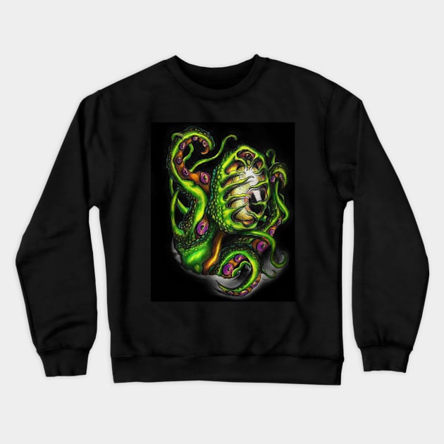 Venus Flytrap Crewneck Sweatshirt by APOCALYPTIK